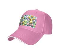Happy Easter Holiday Pint Trucker Hat Baseball Cap, Baseball Cap Adjustable Sun Hat Golf Hats, Adjustable Classic Cap Pink