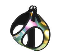 Happy Easter Holiday Print Reflective No Choke Pet Vest Harness,Adjustable Soft Padded Dog Harness With Easy Control Handle