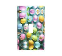 Happy Easter Holiday Print Wall Plate, Acrylic Back Panel Or Plate, Protect Wall from Finger Prints