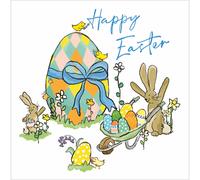 Happy Easter Hoppy Easter Surprises Cute Greeting Card