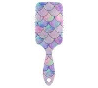 Happy Easter Hot Cross Buns Hair Brush for Thick Curly Thin Long Short Wet or Dry Adds Shine and Makes Smooth Comb Paddle Brush for Men Women Kid