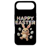 Happy Easter Knitted Crochet Rabbit Cute Egg Hunt Kids Case for iPhone Air