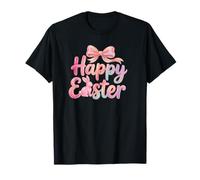 Happy Easter Minimal Bunny Hoppy Design Whimsical Bunny T-Shirt