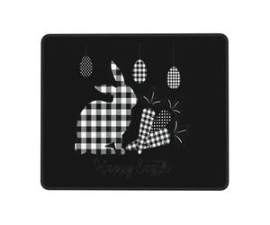 Happy Easter Non-Slip Rubber Base Mouse Pad with Lock Edge, Large Extended Desk Mat for Enhanced Game Work
