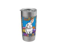 Happy Easter Pop Art Easter Bunny Easter Eggs Funny Cute Stainless Steel Insulated Tumbler