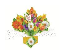 Happy Easter Pop-Up Flowers Greeting Card Second Nature 3D Pop Up Cards