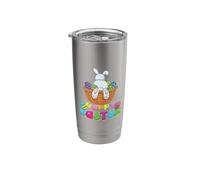 Happy Easter Rabbit Bunny Basket Sunday Egg Easter Stainless Steel Insulated Tumbler