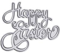 Happy Easter Rabbit Eggs Cutting Dies for Card Making, Cutting Dies Cut Stencils for DIY Scrapbooking Photo Album Embossing Paper Dies for Card Making Templated Decorative