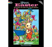 Happy Easter Stained Glass Coloring Book (Holiday Stained Glass Coloring Book)