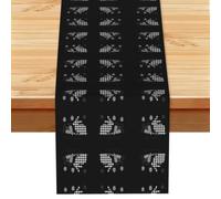 Happy Easter Stylish Printed Table Cloth, Decorative Table Runner 13x72in for Home, Party and Banquet Home Decor