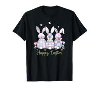 Happy Easter Three Spring Bunny Hoppy Fresh Spring Bunny T-Shirt