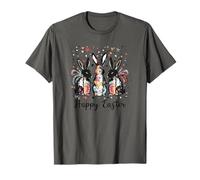 Happy Easter Three Spring Bunny Hoppy Spring Bunny T-Shirt
