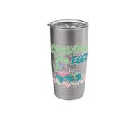 Happy Eastrawr Funny Easter Bunny Dinosaur Stainless Steel Insulated Tumbler