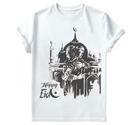 Happy Eid Mubarak Islamic Celebrations Eid Vibes Muslim Holidays T-Shirt #ED Design 2 White M