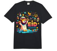 Happy Eid Mubarak Lion for Kids Boys Eid Al fitr Decorations Comfort Colors Adult Heavyweight T-Shirt