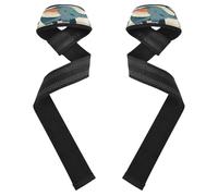 Happy Elephant Weight Lifting Straps 26" Neoprene Padded Deadlift Wrist Straps for Weightlifting, Deadlifting, Exercise, Strength Training