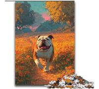 Happy English Bulldog 2000 Piece Jigsaw Puzzles for Teenagers, for And 14 Years And over Brainteaser Family Games Christmas Birthday Gifts (70x100cm)
