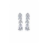 Happy Ever After Drop Earrings Silver