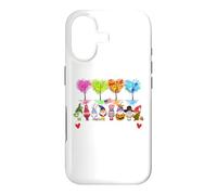 Happy Everything Gnomes Every Seasons All Year Tree Case for iPhone 17