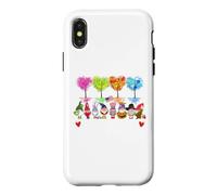 Happy Everything Gnomes Every Seasons All Year Tree Case for iPhone X/XS