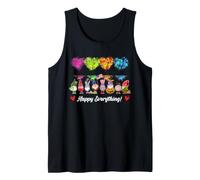 Happy Everything Gnomes Every Seasons All Year Tree Tank Top