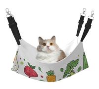 Happy Face White Radish Potato Printed Pet Hammock - Sleeping Hammock For Cats, Rabbits, Ferrets, Puppies, Small Animals