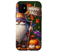 Happy Fall Gnome With Farm Fresh Pumpkins And Autumn Vibes Case for iPhone 11