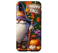 Happy Fall Gnome With Farm Fresh Pumpkins And Autumn Vibes Case for iPhone XS Max