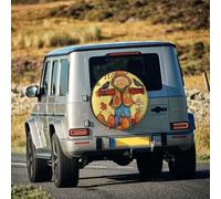 Happy Fall Rv Spare Tire Cover For Trailers,Waterproof Dust-Proof Camper Spare Tire Cover Tire Protectors For Trailer
