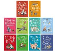 Happy Families Stories Series 10 Books Collection Set By Allan Ahlberg (Master Bun The Baker's Boy, Miss Brick the Builder's Baby and More)