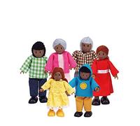 Happy Family - African American - Wooden Dolls House Accessories