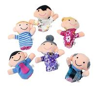 Happy Family Member Finger Puppet Set, 6 Piece, Toddlers and Preschool' Favourite Practical Treatment