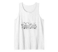 Happy Farm Cow Herd Cottagecore Animals Design Tank Top