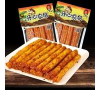 Happy Farm spicy strips, small packages, fragrant gluten, spicy sticks, casual snacks (10 packs)