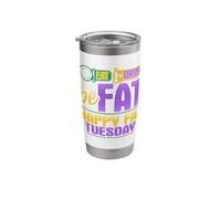 Happy Fat Tuesday Stainless Steel Insulated Tumbler