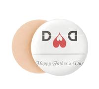 Happy Father Day Love Dad Forever Air Cushion Makeup Foundation Sponge Powder Puff