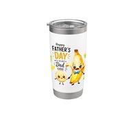 Happy Father's Day Banana Dad Ever Cute Fruit Stainless Steel Insulated Tumbler