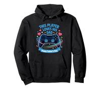 Happy Fathers Day Boys Gamer Gaming Controller Video Games Pullover Hoodie