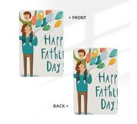Happy Fathers Day By Son Printing 10 Pcs Car Air Freshener Fragrant Sheets,Car Hanging Accessories With Strings For Decor
