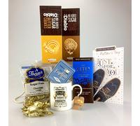 Happy Father's Day Dad - Diabetic Sugar Free Food Hamper with Mug - Biscuits Chocolate Sweets Free Fathers Day Card Unique Gift for Him His