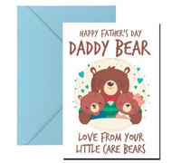 Happy Father's Day, Daddy Bear: Adorable Card for Dad (A5 Size)