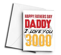 Happy Father's Day Daddy I love You 3000 - A5 Father's Day Card