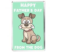 Happy Fathers Day From The Dog - Fridge Magnet