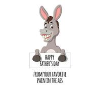 Happy father's day from your favorite pain in the ass: Perfect funny saying journal / notebook gift for dad. Happy Father's Day.