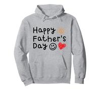Happy Father's Day Funny Daughter Girl Boy Kid Hand Drawn Pullover Hoodie