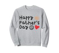 Happy Father's Day Funny Daughter Girl Boy Kid Hand Drawn Sweatshirt