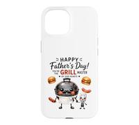 Happy Father's Day Grill Master Dad Case for iPhone 15