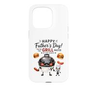 Happy Father's Day Grill Master Dad Case for iPhone 15 Pro