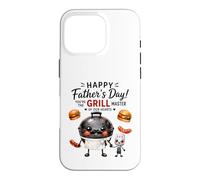 Happy Father's Day Grill Master Dad Case for iPhone 16 Pro
