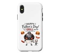 Happy Father's Day Grill Master Dad Case for iPhone X/XS